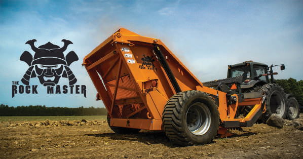 RM8080 Rock Picker and Tractor